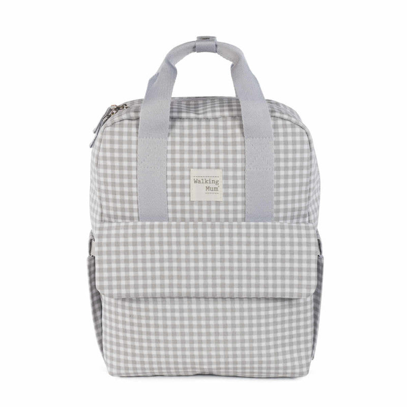 Walking Mum - Zaino Vichy - Grigio - 7