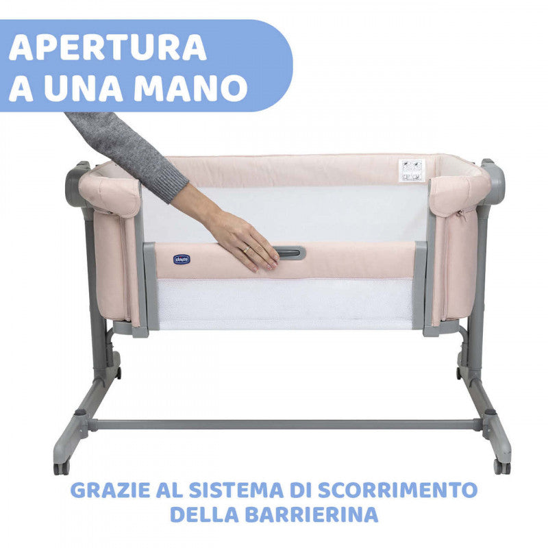 Culla Next2Me Magic Evo Chicco Grey Mist - 4