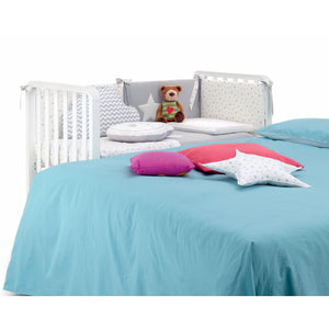 Lettino Glam con Piumone Classico - Bianco - 7