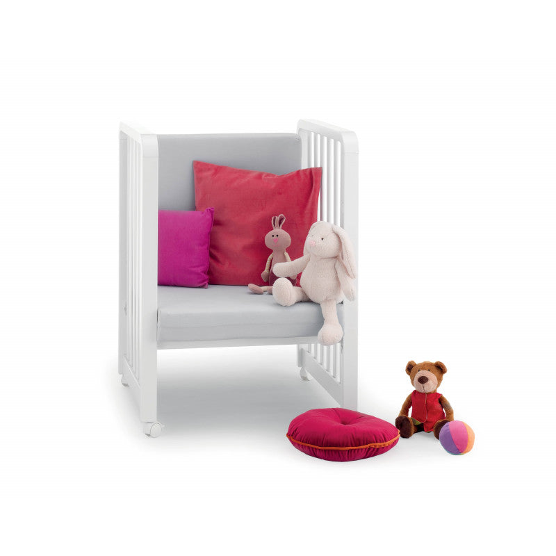 Lettino Glam con Piumone Classico - Bianco - 9
