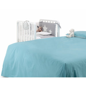 Lettino Glam con Piumone Classico - Grigio - 5