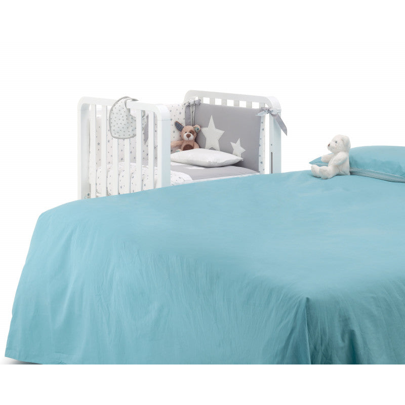 Lettino Glam con Piumone Classico - Grigio - 5