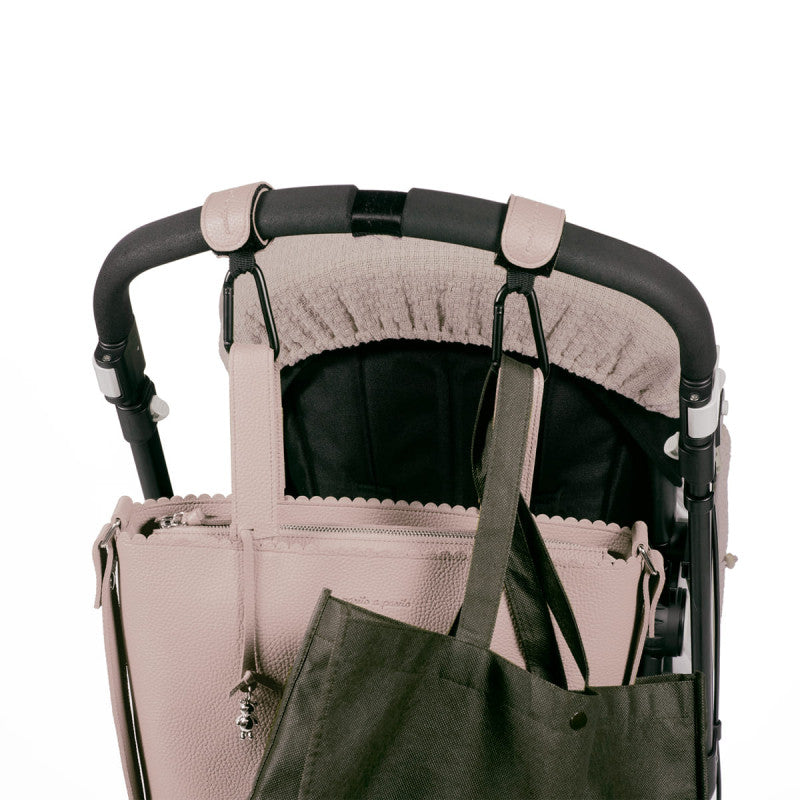 Set mit 2 Kinderwagenhaken – Pasito a Pasito Icon Rose - 4