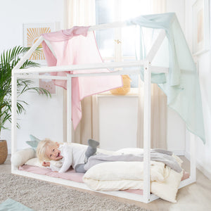 Letto Montessori - Casetta Bianco - 5