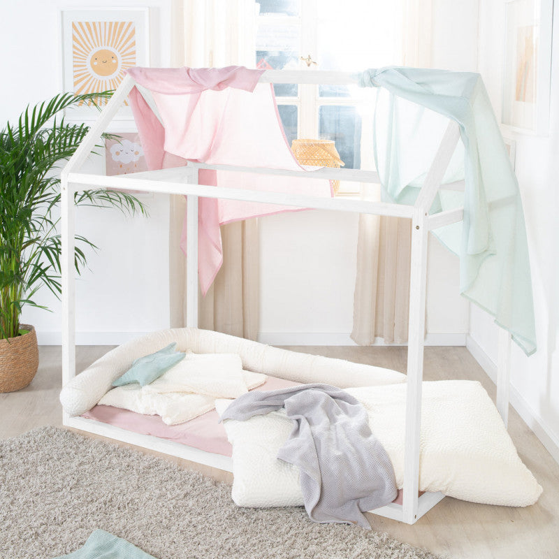Letto Montessori - Casetta Bianco - 7