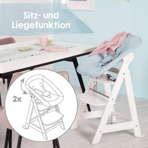 Born Up Set 2in1 Hochstuhl – Hellblau - 10