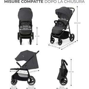 Kinderkraft Trig Granite Grey Kinderwagen - 3