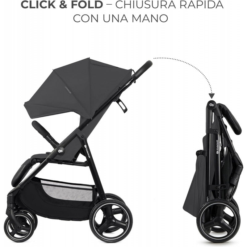 Kinderkraft Trig Granite Grey Kinderwagen - 6