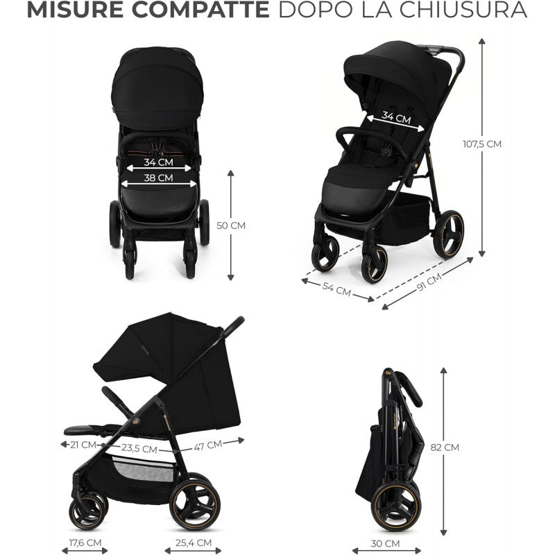 Kinderkraft Trig Onyx Black Kinderwagen - 2