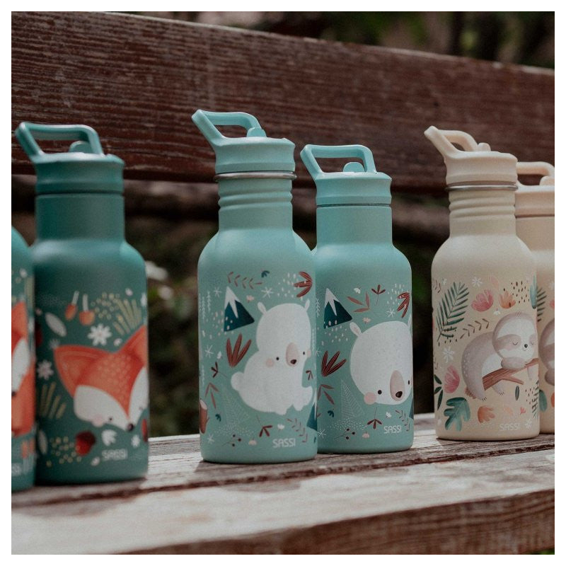 Munchy Bear 500 ml Edelstahl-Wasserflasche - 4