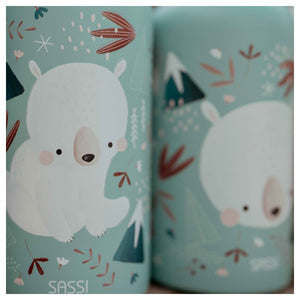 Munchy Bear 500 ml Edelstahl-Wasserflasche - 7