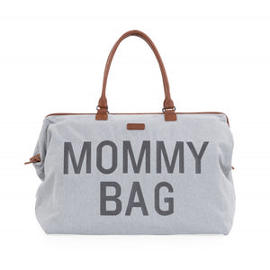 Mommy Bag Canvas-Tasche – Grau