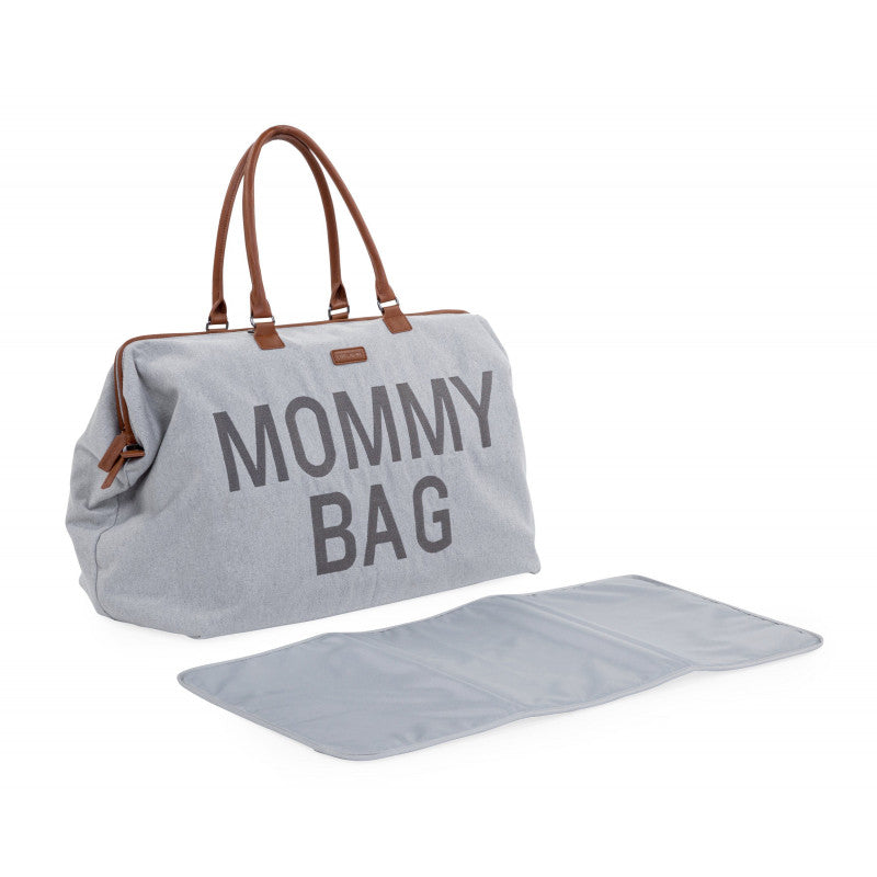 Mommy Bag Canvas-Tasche – Grau - 5