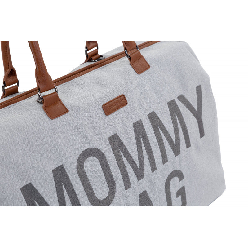 Mommy Bag Canvas-Tasche – Grau - 6