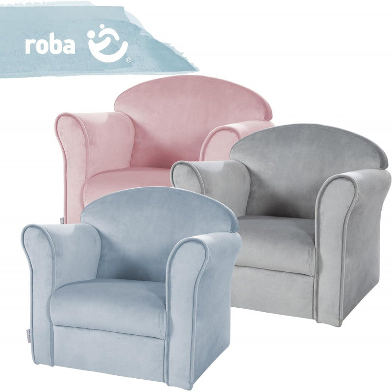 Mini-Sessel für Kinder, Sofa „Lil“, Hellblau - 4