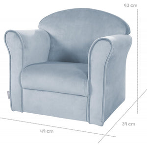 Mini-Sessel für Kinder, Sofa „Lil“, Hellblau - 2