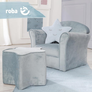 Mini-Sessel für Kinder, Sofa „Lil“, Hellblau - 6