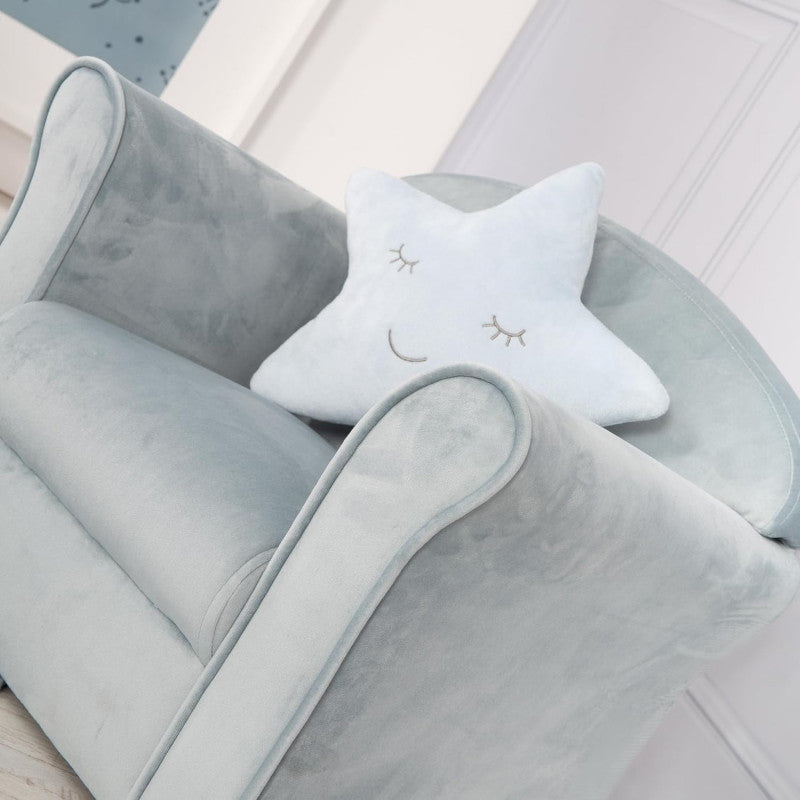 Mini-Sessel für Kinder, Sofa „Lil“, Hellblau - 7