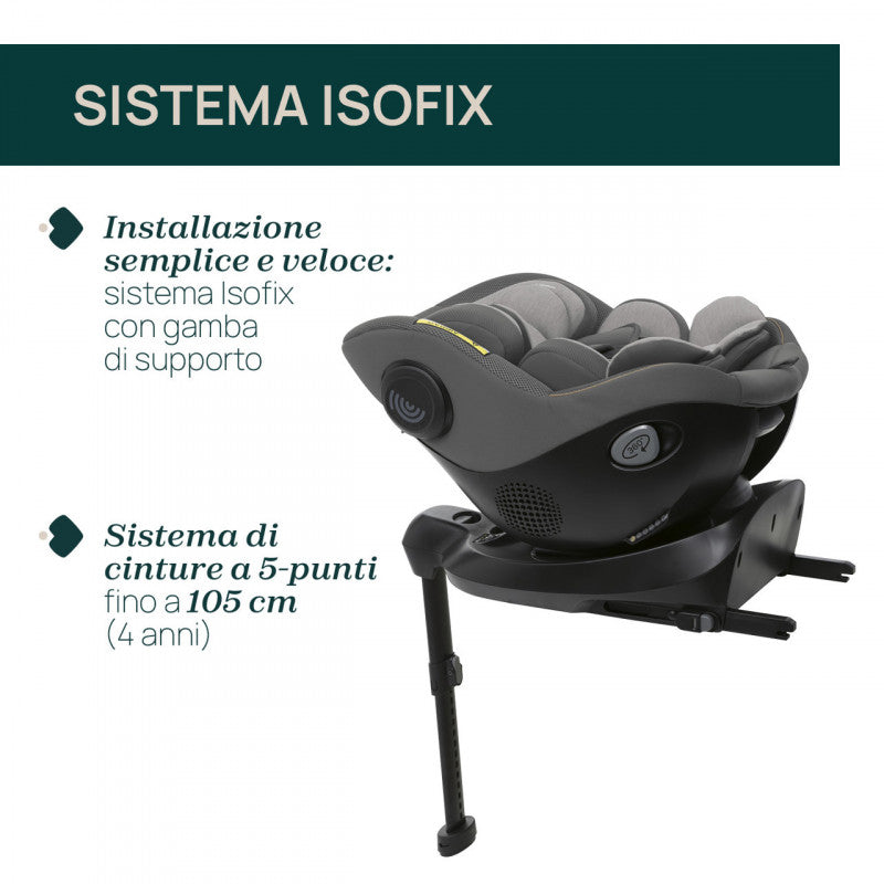 Chicco Easy Recline System 40 - 105 cm SEAT105 Glam Grey - 12