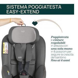 Chicco Easy Recline System 40 - 105 cm SEAT105 Glam Grey - 17