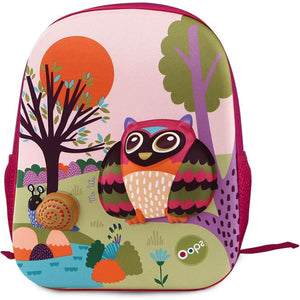 Ups, fröhliche Eule Rucksack