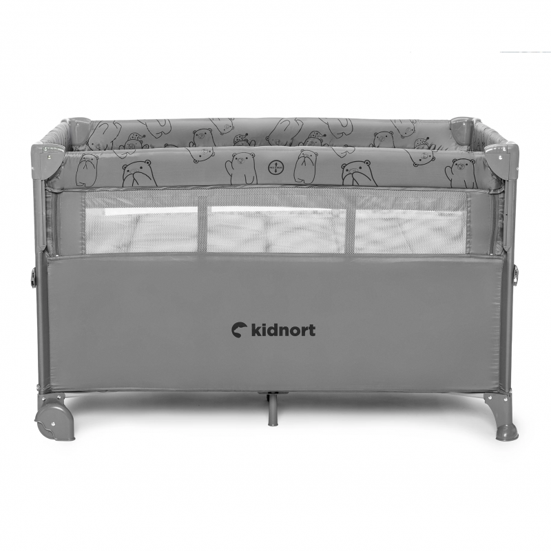 Reisebett Kidnort Naste Light Grey - 8