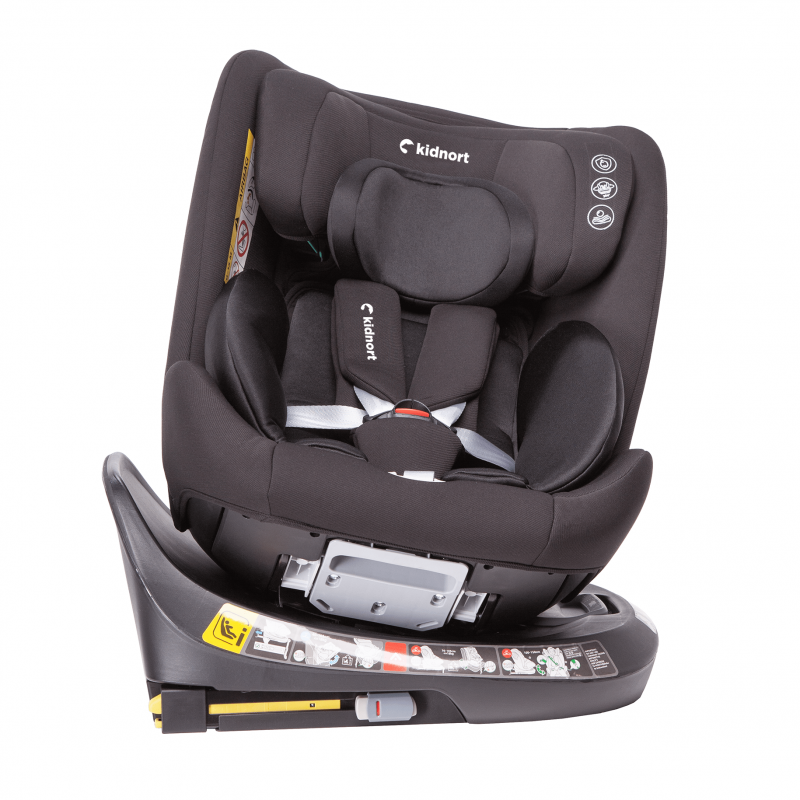 Radjur Autositz mit Top Tether Schwarz - Kidnort - 7