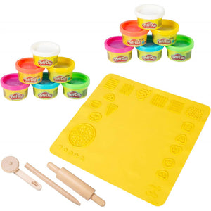 Play-Doh Set - 3D-Kreativmatte mit 12 Dosen - 2