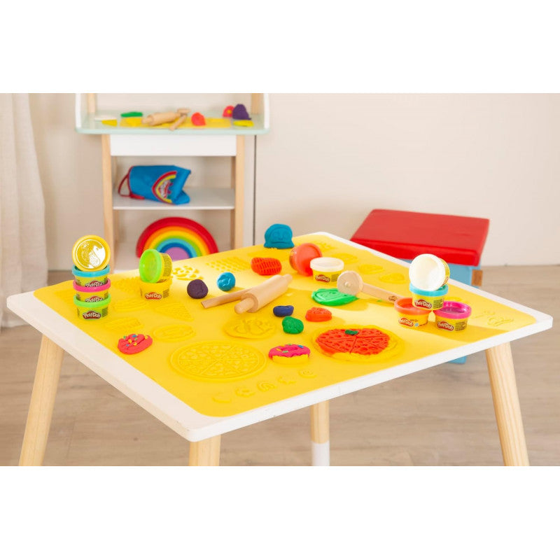 Play-Doh Set - 3D-Kreativmatte mit 12 Dosen - 5