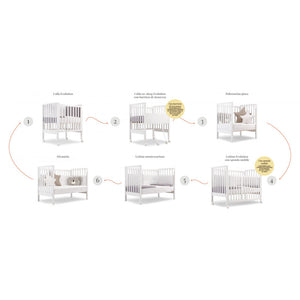Babybetten Erbesi Evolution Titanio - 3