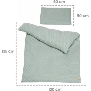Kinderbettset aus Bio-Baumwolle Grün - 4