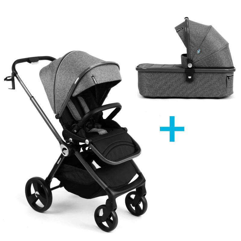Isbjörn 2in1 Kinderwagen - Grau