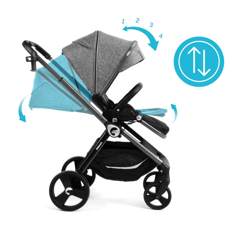Isbjörn 2in1 Kinderwagen - Grau - 8