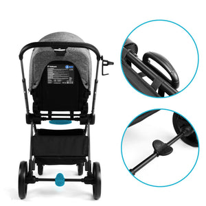 Isbjörn 2in1 Kinderwagen - Grau - 11