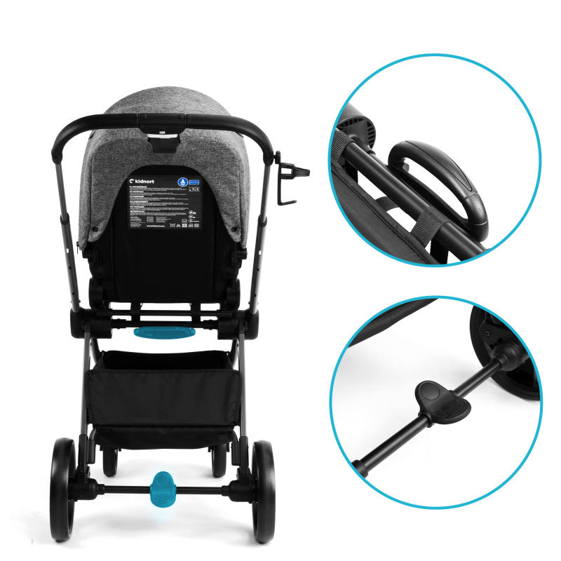 Isbjörn 2in1 Kinderwagen - Grau - 11