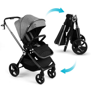 Isbjörn 2in1 Kinderwagen - Grau - 12