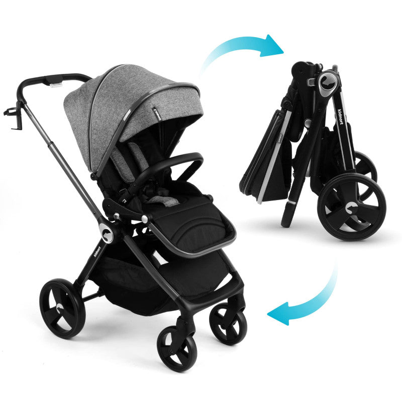 Isbjörn 2in1 Kinderwagen - Grau - 12