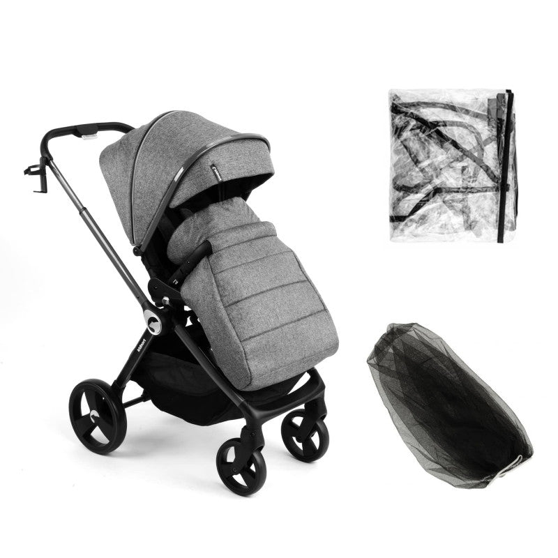 Isbjörn 2in1 Kinderwagen - Grau - 14