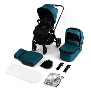 Isbjörn 2in1 Kinderwagen - Blau
