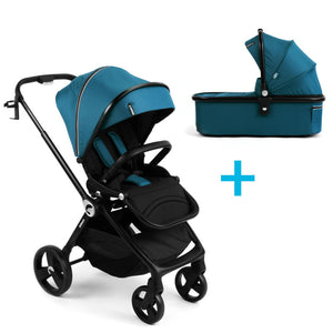 Isbjörn 2in1 Kinderwagen - Blau - 2