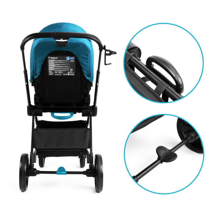 Isbjörn 2in1 Kinderwagen - Blau - 11