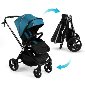 Isbjörn 2in1 Kinderwagen - Blau - 12