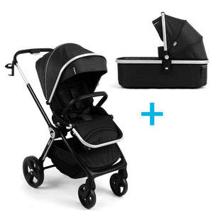 Isbjörn 2in1 Kinderwagen – Schwarz - 2