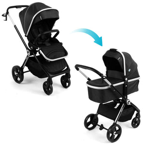 Isbjörn 2in1 Kinderwagen – Schwarz - 4