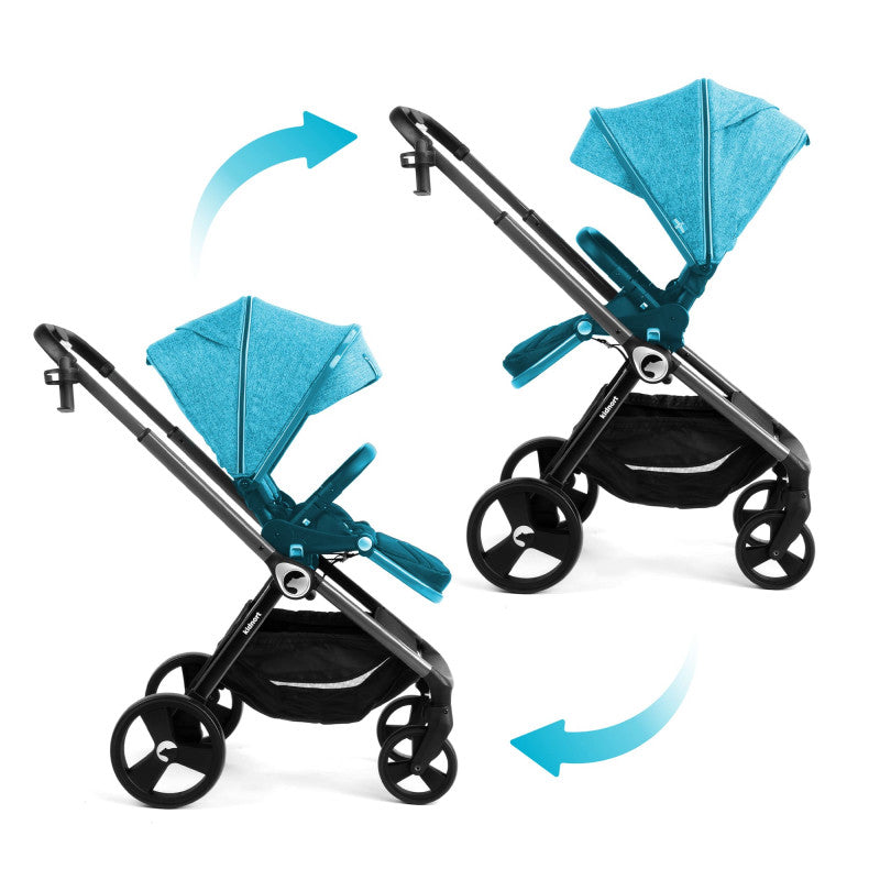 Isbjörn 2in1 Kinderwagen – Schwarz - 7