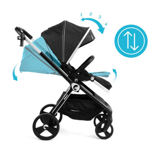 Isbjörn 2in1 Kinderwagen – Schwarz - 10
