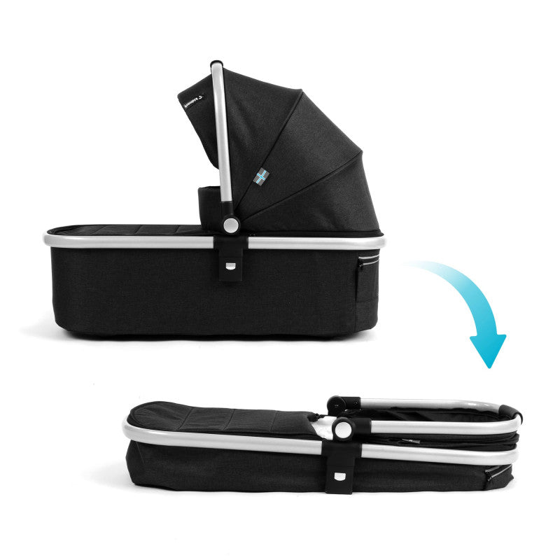 Isbjörn 2in1 Kinderwagen – Schwarz - 15
