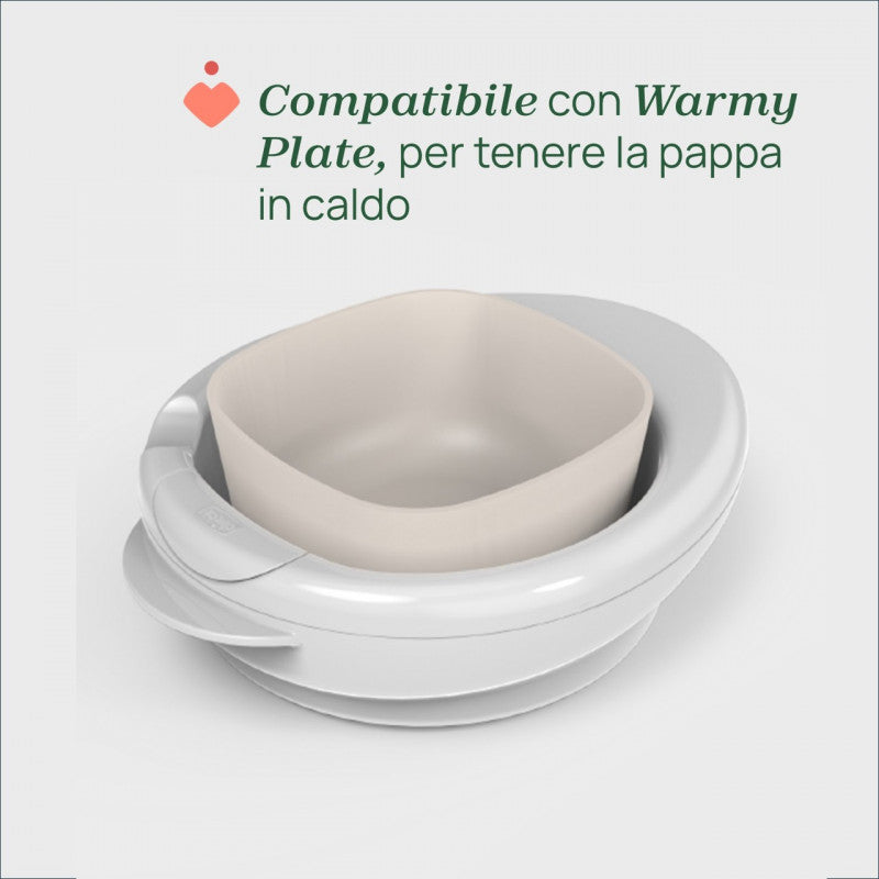 Ciotola con coperchio Celeste 6m+ Chicco - 6