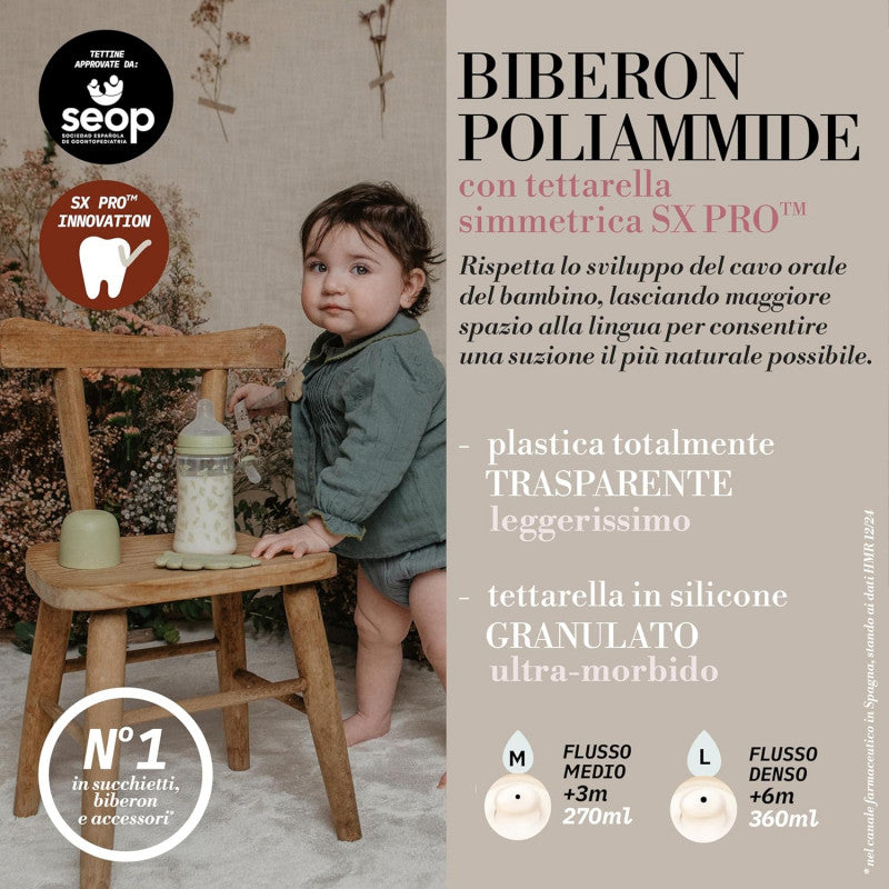 Biberon Suavinex Poetry 270 Ml Azzurro - 5