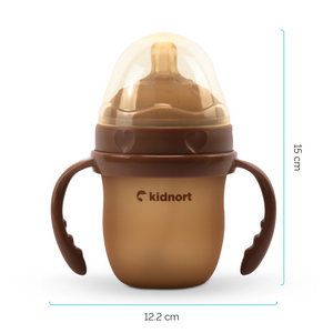 Biberon in silicone Medicale Medicale Eple 150 ml Brown - 2
